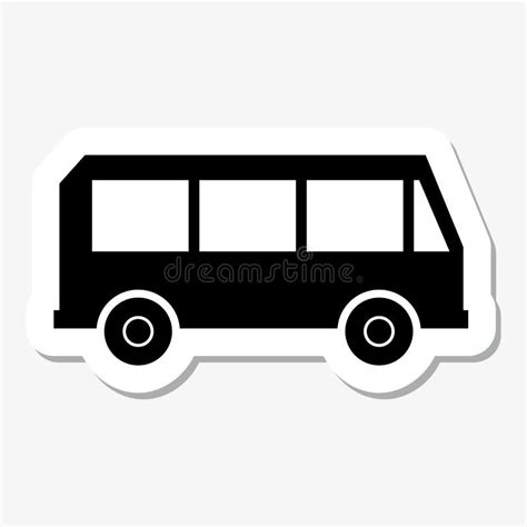 Bus Sticker stock vector. Illustration of sell, sale - 83397877