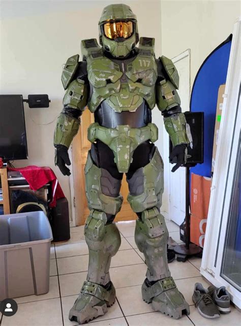 Halo Infinite Master Chief Spartan Armor Cosplay Foam Pepakura File Te ...