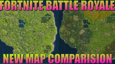 Fortnite Map Old Vs. New