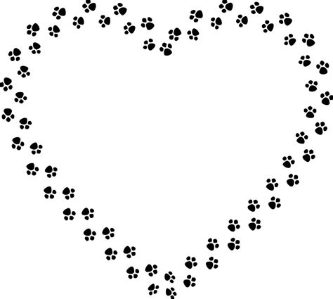 SVG > patte animal chat cœur - Image et icône SVG gratuite. | SVG Silh