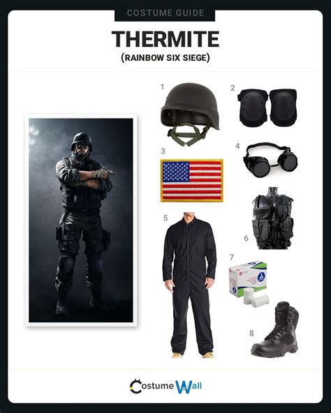 Dress Like Thermite (Rainbow Six Siege) Costume | Halloween and Cosplay ...