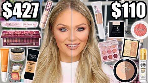 FULL FACE TESTING VIRAL DRUGSTORE DUPES | DRUGSTORE VS HIGH END MAKEUP ...