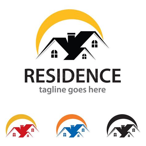 Residence Logo Template Design Vector Stock Vector - Illustration of building, agency: 84394699