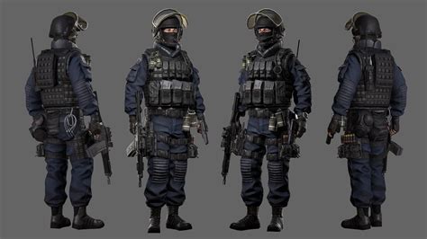 GIGN, Namhee Park | Military drawings, Armor concept, Military art