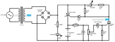 Automatic Battery Charger Circuit Using LM358 OP-AMP, 59% OFF