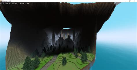 cave island - crazy island fun for surviving Minecraft Map