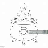 Vaso Da Colorare Di Pozione Per Bambini Illustrazione Vettoriale  sketch template