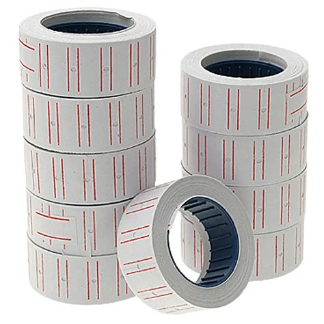 10pcs Self Adhesive Labels Roll Retail Store Price Stickers 21mmx12mm ...