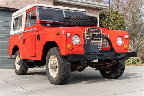 No Reserve for This Red Land Rover Series III, Still Up and Running ...