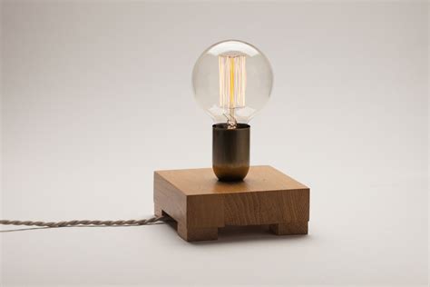 Edison Oak Wood Lamp - Table Lamps, Wood Lamps - This Edison bulb lamp is a beautiful item which ...