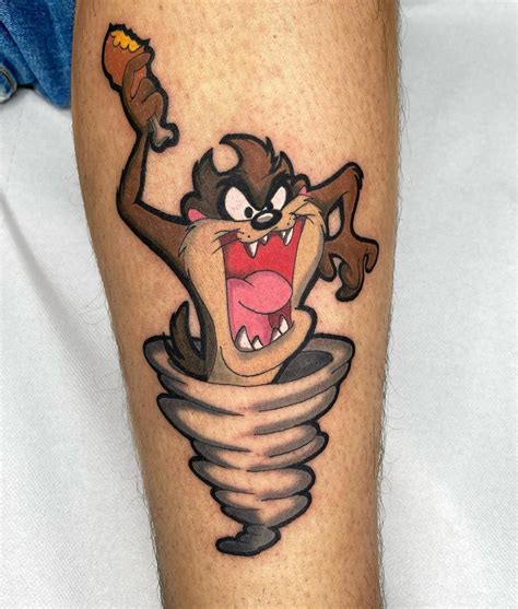 baby tasmanian devil tattoo - happybirthdayartdrawcute