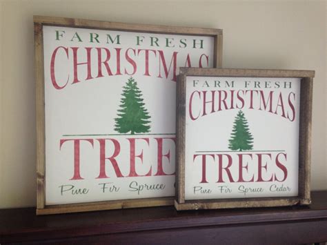 Christmas Tree Sign Christmas Tree Farm by ThisHandPaintedHome