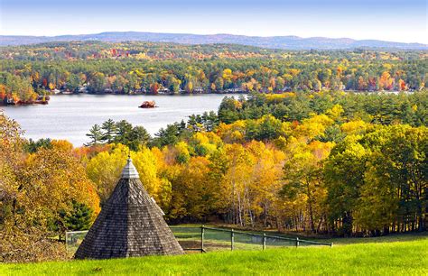 Fall On Lake Winnipesaukee At Center Harbor Photograph by Betty Denise