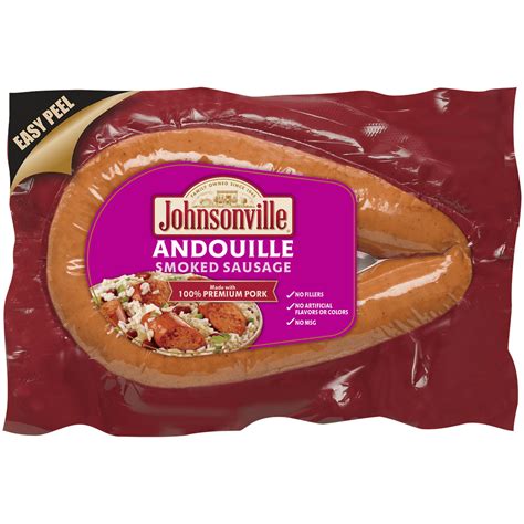Johnsonville Andouille Smoked Sausage, 13.5 Oz. - Walmart.com - Walmart.com