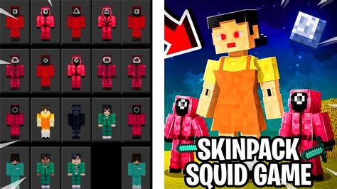 How to get SQUID GAME Skin Pack in Minecraft Bedrock Edition - XBOX/PS4/WIN10/SWITCH/POCKET ...