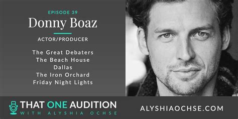 039: Donny Boaz - Alyshia Ochse