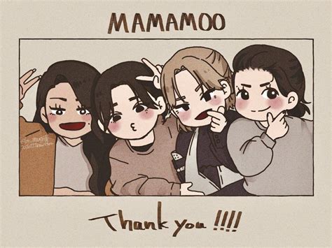 Mamamoo cartoon | Dioses, Pinturas, Mamamoo