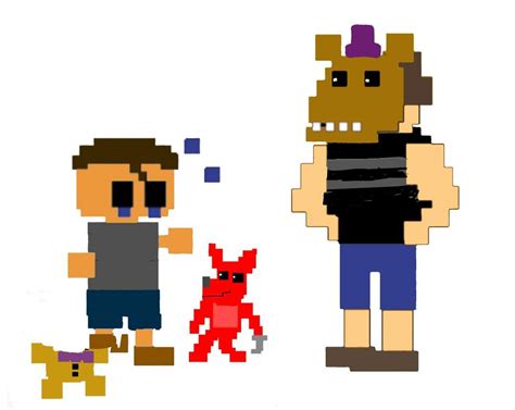 FNAF 4 but the foxy mask brother and the crying child switch roles | Five Nights At Freddy's Amino