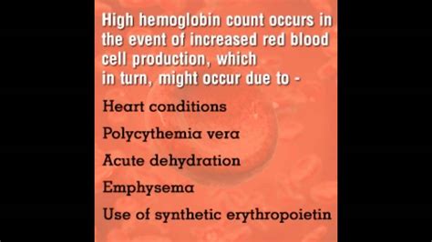 Causes and Symptoms of High Hemoglobin - YouTube