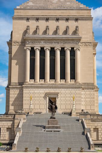 Indiana War Memorial Museum Stock Photo - Download Image Now - Architectural Column ...