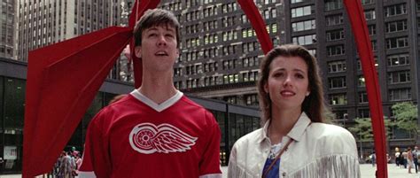 Detroit Red Wings Ice Hockey Jersey Worn By Alan Ruck In Ferris Bueller ...