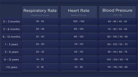 Normal Vital Signs Chart: A Visual Reference of Charts | Chart Master