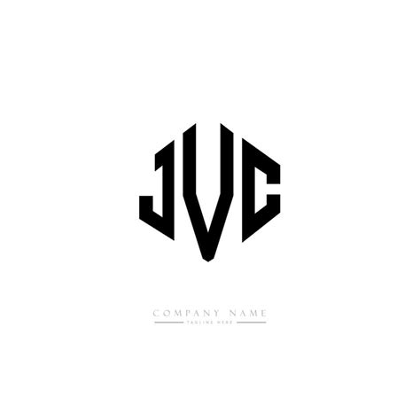 diseño de logotipo de letra jvc con forma de polígono. jvc polígono y diseño de logotipo en ...