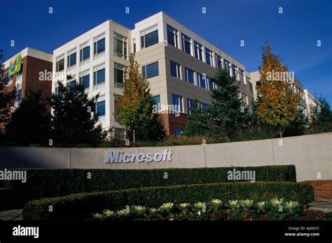 Microsoft Corporation Campus Redmond Washington USA Stock Photo - Alamy