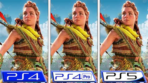 Horizon Forbidden West PS5 vs PS4 Comparison Shows Great Performance ...