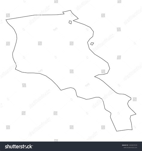 Armenia Solid Black Outline Border Map Stock Vector (Royalty Free) 1263837070 | Shutterstock