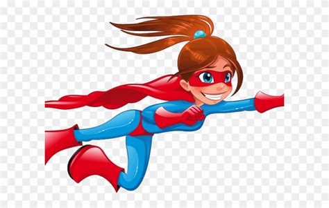 Batgirl Clipart Flying Superhero Girl - Png Download (#2858613) - PinClipart