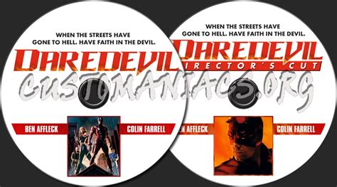 Daredevil / Daredevil - Director's Cut dvd label - DVD Covers & Labels ...