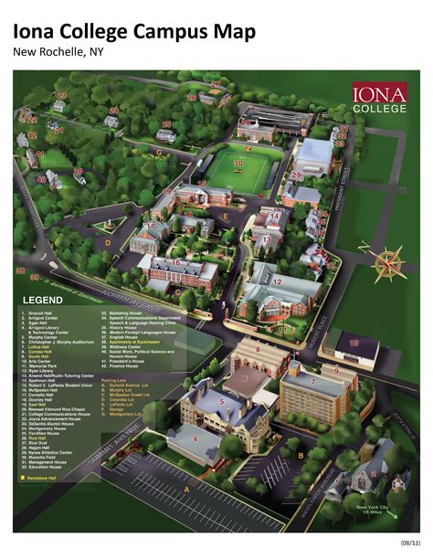 Iona College Campus Map - Zip Code Map