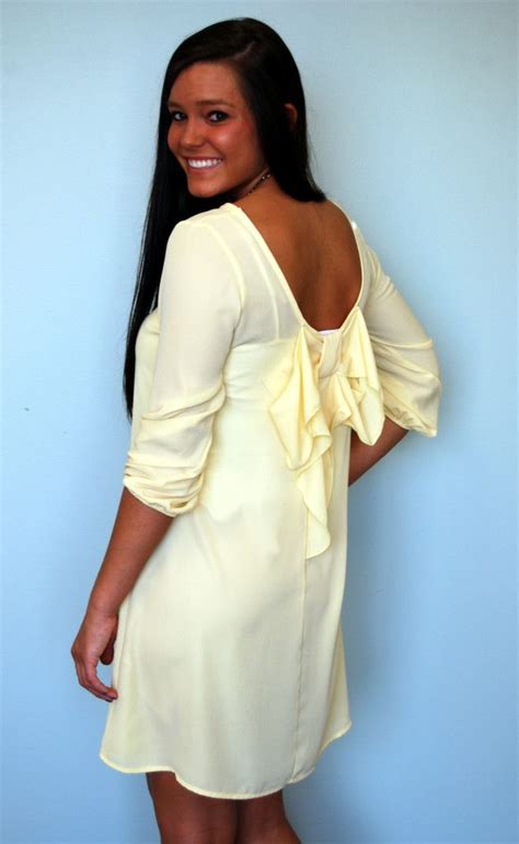 All About the Bow in Yellow | Yellow dress, Boutique clothing, Clothes