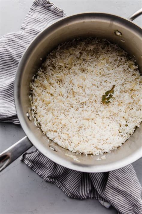 Basmati Rice Pilaf (How to Cook Basmati Rice) - A Beautiful Plate