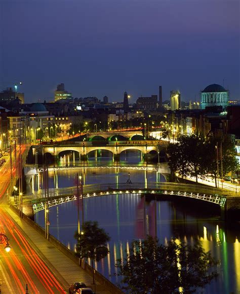 River Liffey Bridges, Dublin, Ireland Photograph by The Irish Image ...