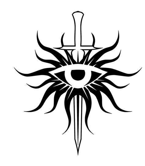 Dragon Age Inquisition Eye Standard Symbol Vinyl Decal for