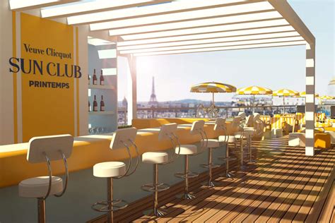 Veuve Clicquot Sun Club s'installe au Printemps Hausmann à Paris ...