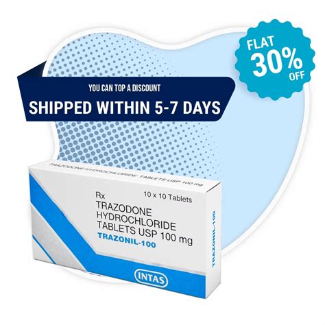 50mg Desyrel Trazodone Buy Online, 3x10 Tablets, Treatment: Anxiety And Depression at Rs 119 ...