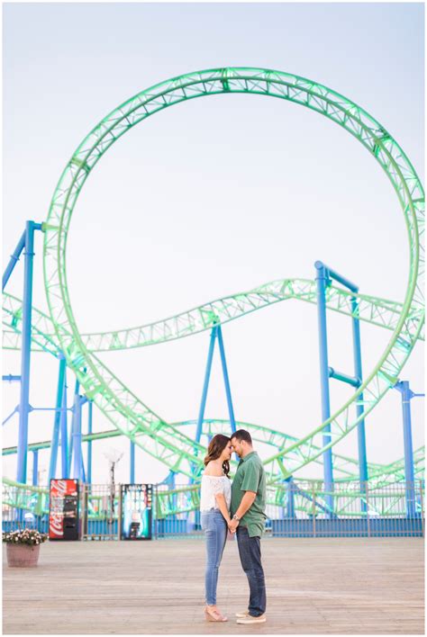 Seaside Boardwalk Engagement Photos | Ortley Beach Photographer | Long Beach Island Wedding ...