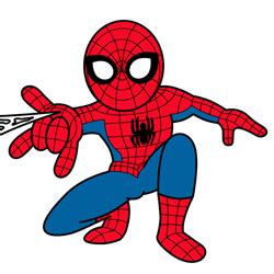 How to Draw Spiderman Cartoon Drawing Lesson | Spiderman drawing ...