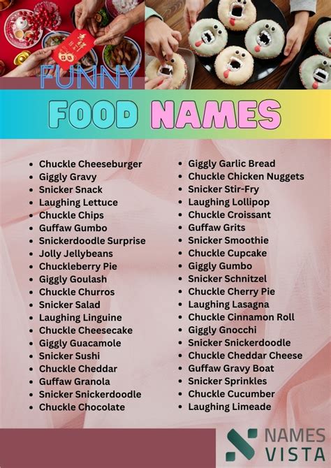 Funny Food Names to Make You Chuckle