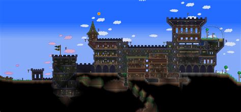 Terraria Castle by Naughty-UK on DeviantArt