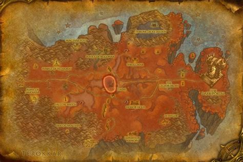 WoWdigs - Hellfire Basin Digsite - Hellfire Peninsula - Outland - World ...