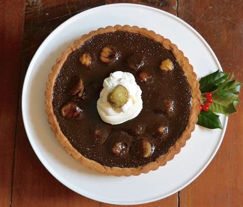 Tricia & Nana Cooking With Dorie: Chocolate Chestnut Tart - Baking Chez Moi