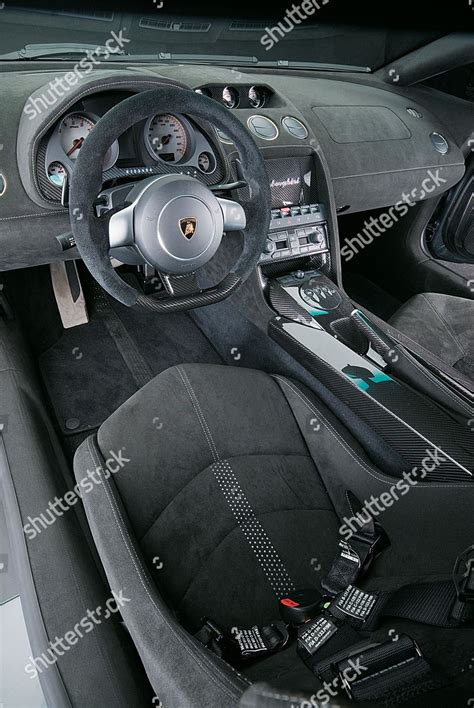 Lamborghini Gallardo Superleggera Alcantara Interior Editorial Stock Photo - Stock Image ...