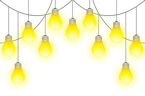 Yellow Hanging Light Bulbs Illustrations Vector, Yellow Hanging Light Bulbs, Bulbs, Hanging Lamp ...