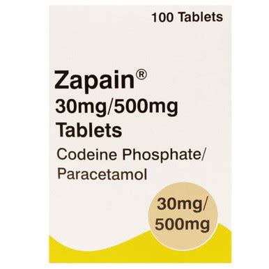 Zapain 30mg/500mg Tablets | Pharmacy2U