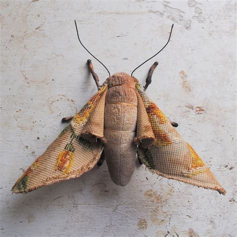 Textile Moth By Mister Finch | Mister finch, Textile art, Soft sculpture