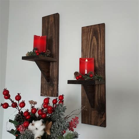 Rustic Wall Sconce - Etsy